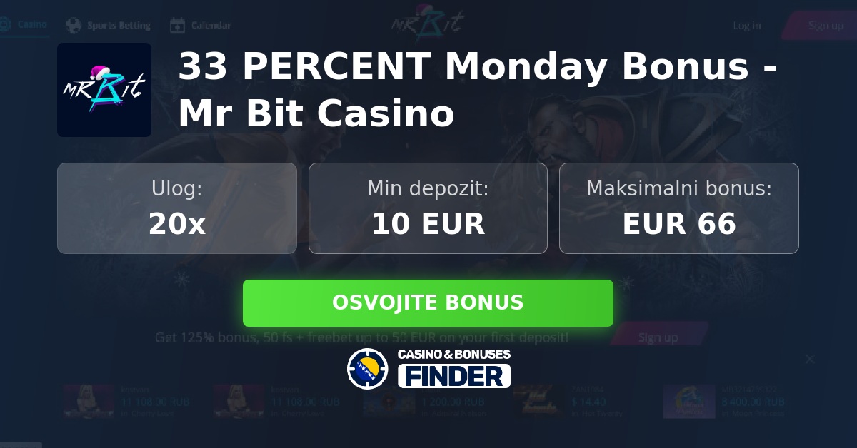 Mr bit casino bonus