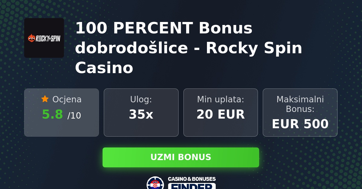 Logowanie do Rockyspin Casino z Polski bez problemów