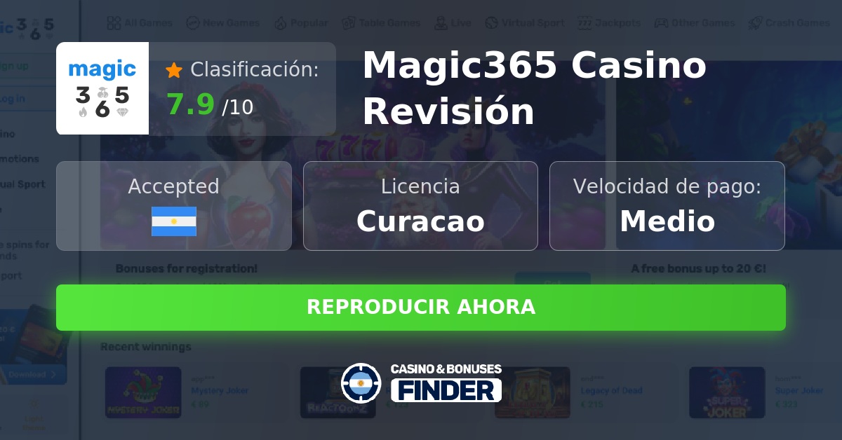 Magic365 kasyno